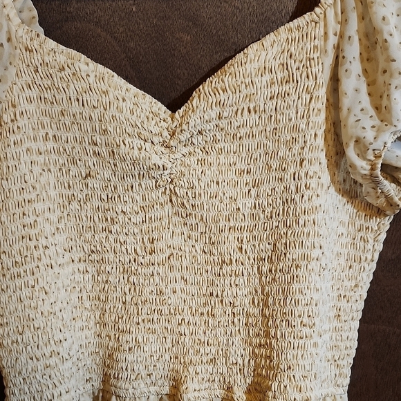 Jessica Simpson Elegant Cream Dress Size XL - Picture 2 of 5